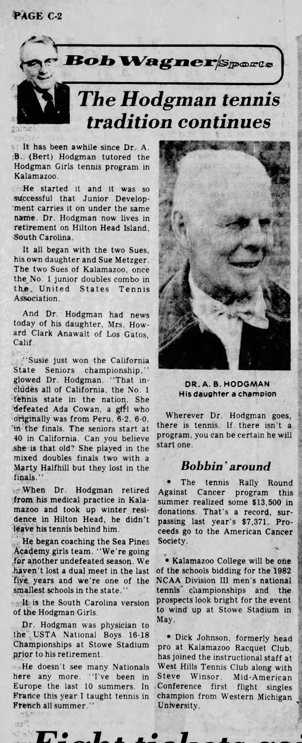 The Hodgman tennis tradition continues (1)